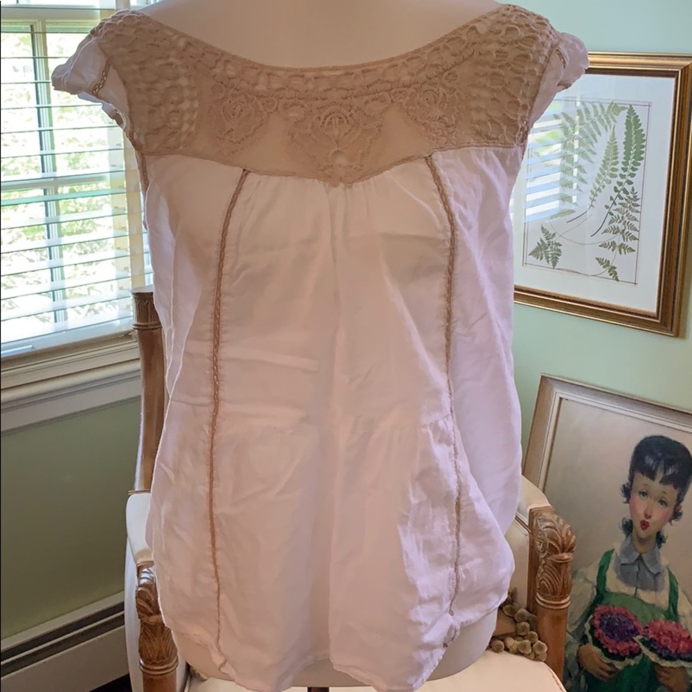 kenar white cotton summer top